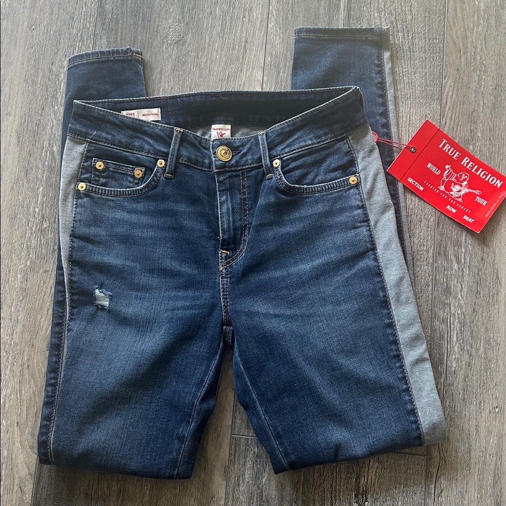 True Religion Women's Dark Blue Skinny Jeans 29  *NEW*